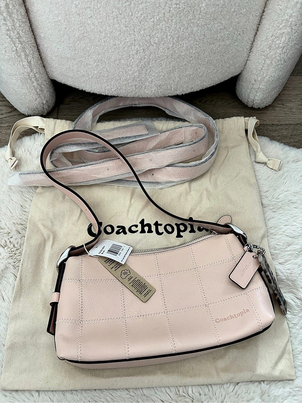 Coach Alter/Ego Small Slouchy Shoulder Bag Shoulder Bag in Pink NWT